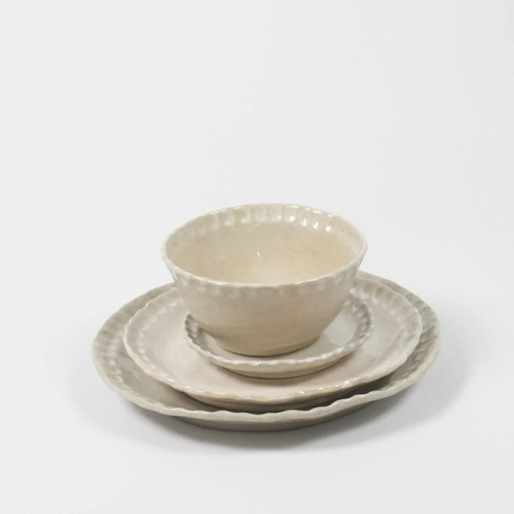 Florence - Assiette - Beige