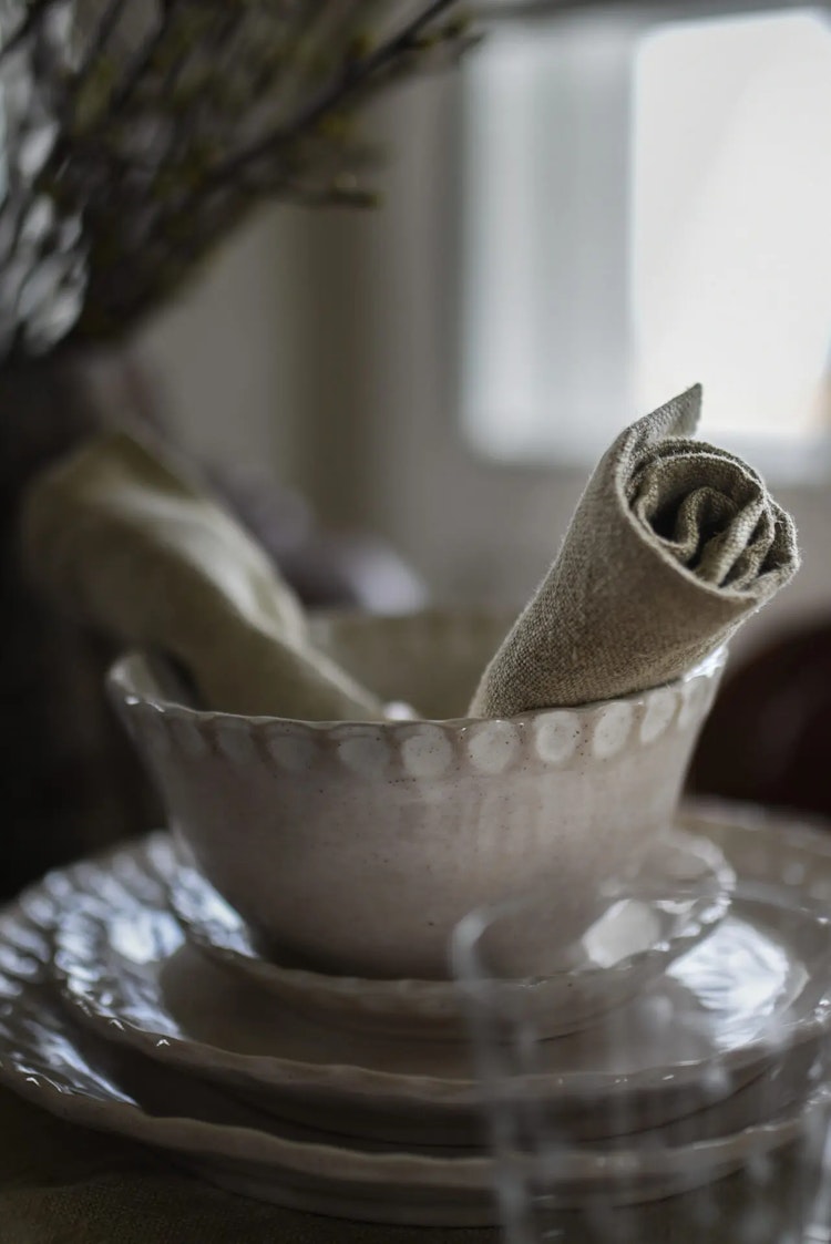 Florence - Assiette - Beige