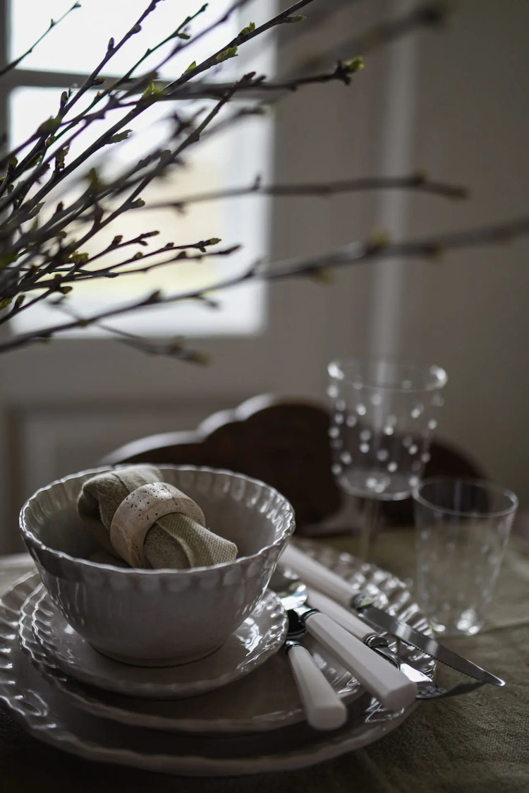 Florence - Middagstallrik - Beige