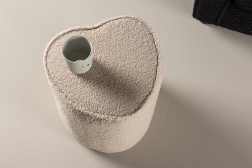 Barnpuff hjärta - Beige