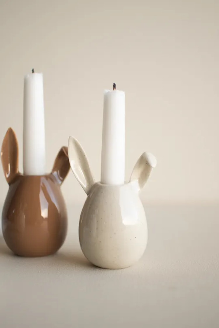 Rabbit Ljusstake - Vanilla Dbkd 13cm