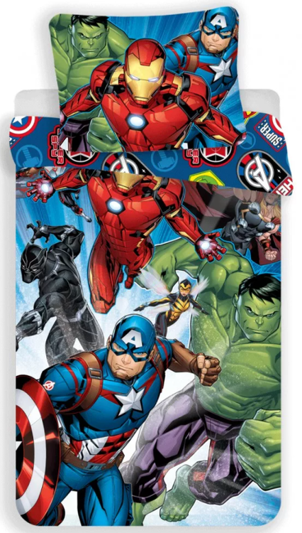 Avengers bäddset vuxensäng - 3 varianter - BESTÄLLNINGSVARA