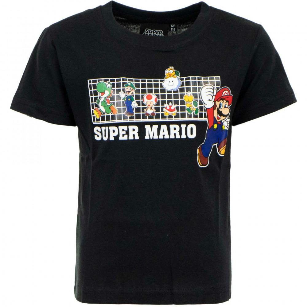 Super Mario Black T-shirt - STORLEK 110 kvar bara