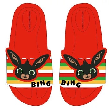 Bing sandaler med 3D tryck - röda