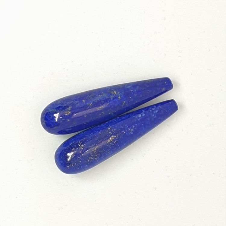 Lapis lazuli, långa droppar