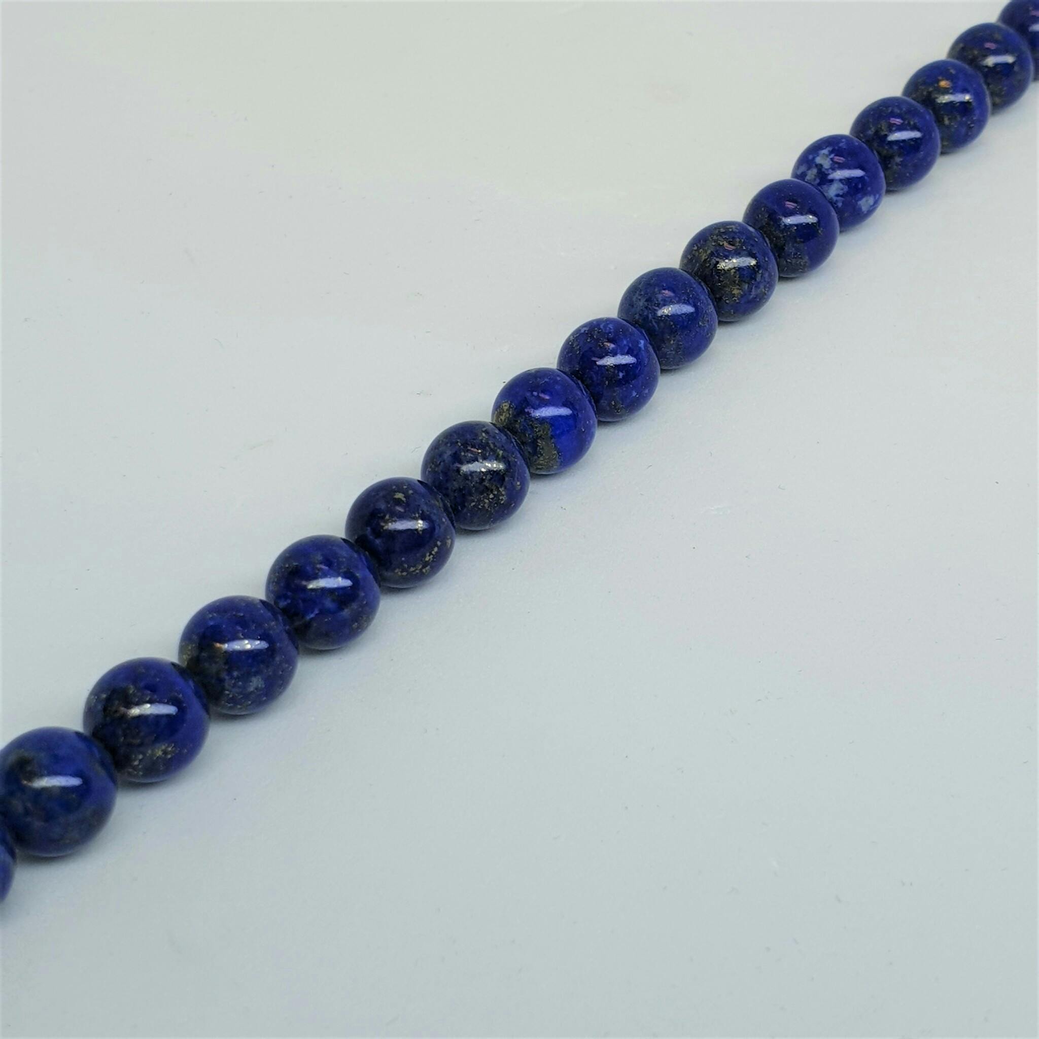 Lapis lazuli rund 8 mm