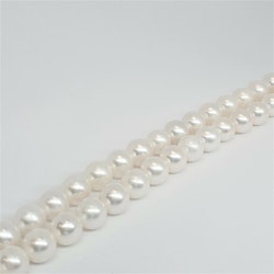 Vita pärlor runda 8,5-9,5 mm