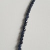 Halsband med fasettslipad 3mm safir