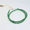 Halsband med grön 3mm agat