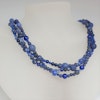 Halsband med mix med lapis lazuli, sodalit, dumorterit mfl