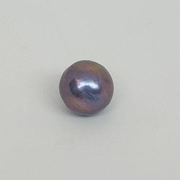 Blå-violett stor pärla 11-11,5 mm