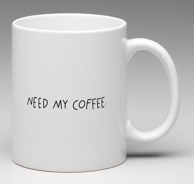 Need my coffee - mugg