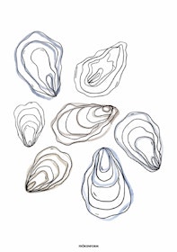 Oysters miniprint