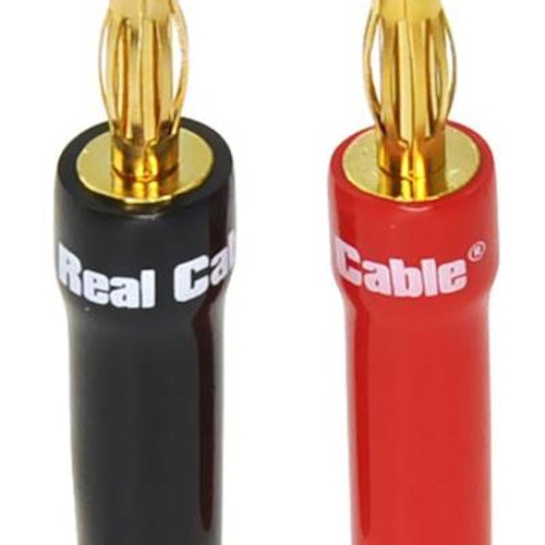 Real cable Lödbara banankontakter, klarar 5mm2 B6035AS