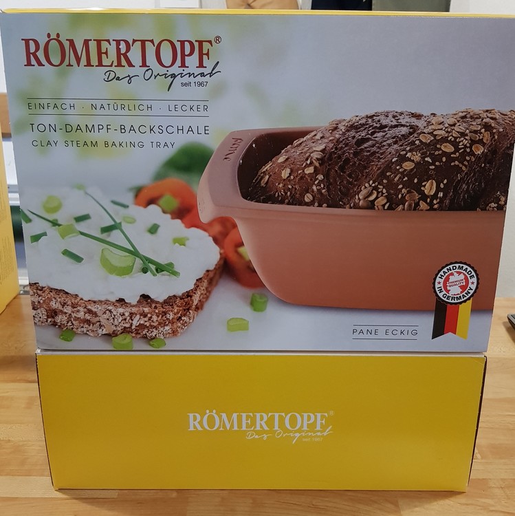 Römertopf Bröd och Bakform Avlång 32 cm. 2 liter Glaserad