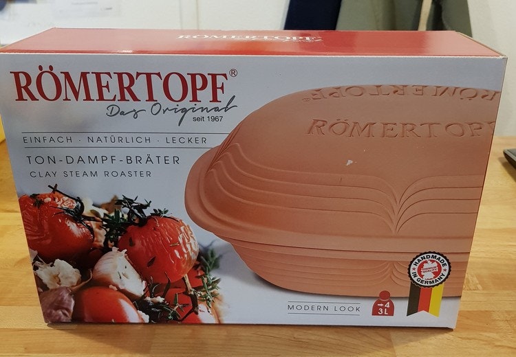 Römertopf Lergryta Modern 4 personer 2,5 kg 3 liter Mellan Glaserad