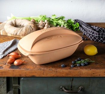 Römertopf Lergryta Culinario 4 personer 2,5 kg 3 liter. Mellan Glaserad Terracotta