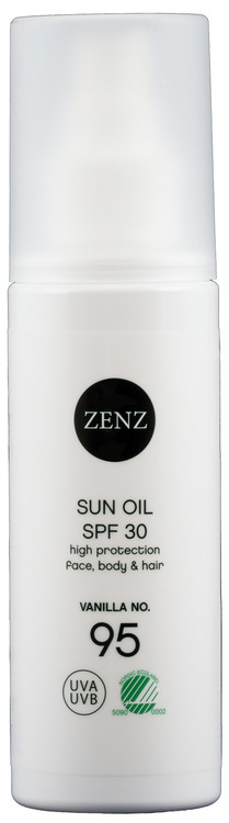 Sun Oil SPF 30 NO.95 Vanilla - Giftfritt solskydd - Zenz Organic 150 ml