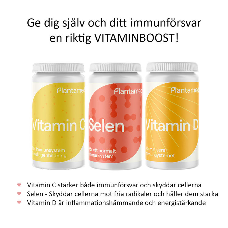 Vitaminboost - Immunstärkande trio - Plantamed