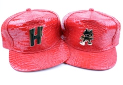 Cap Snakeskin Cat red