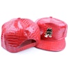 Cap Snakeskin Cat red