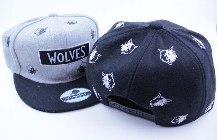Cap Wolves Black/grey