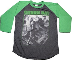 Green day baseballshirt