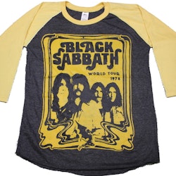 Black sabbath 1978 baseballshirt