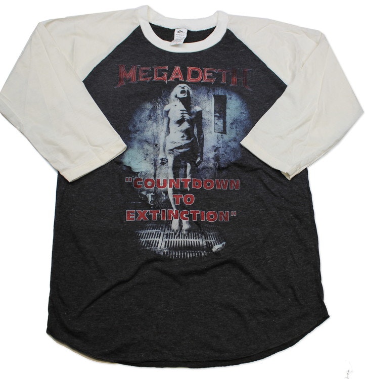 Megadeth baseballshirt