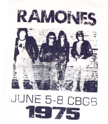 Ramones CBGB baseballshirt