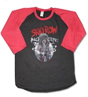 Skid row Big guns baseballshirt