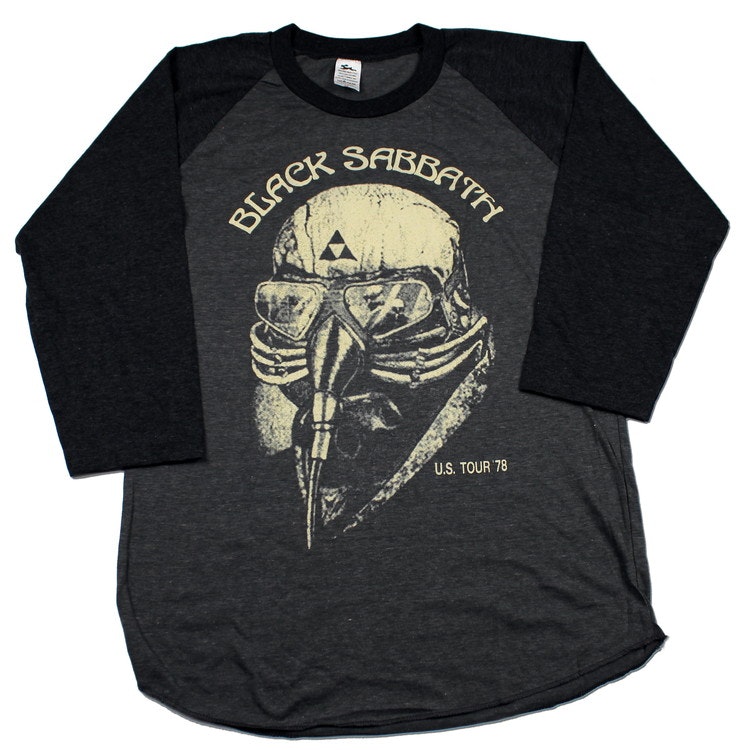 Black sabbath US tour-78 baseballshirt