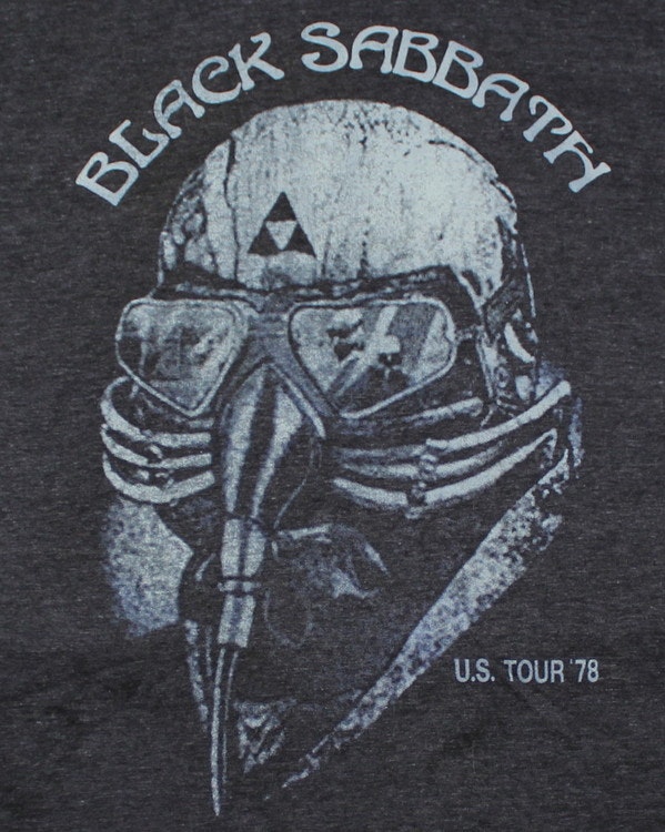 Black sabbath US tour-78 baseballshirt