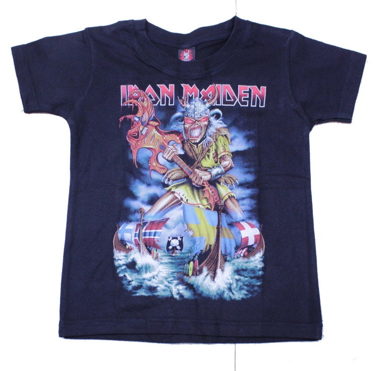 Iron maiden vikings Barn t-shirt - mikefashion.se