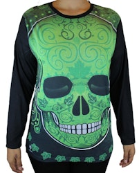 Green skull Long sleeves