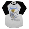 Metallica The money tips her scales again baseballshirt