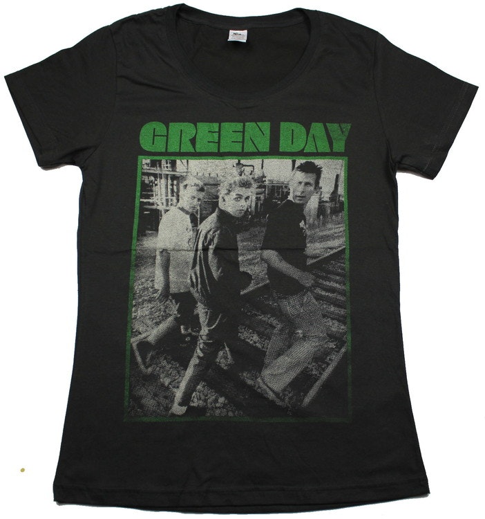 Green day Girlie t-shirt