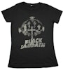 Black sabbath cross Girlie t-shirt
