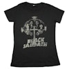 Black sabbath cross Girlie t-shirt
