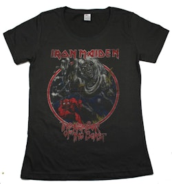 Iron maiden Number of the beast Girlie t-shirt