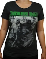 Green day Girlie t-shirt