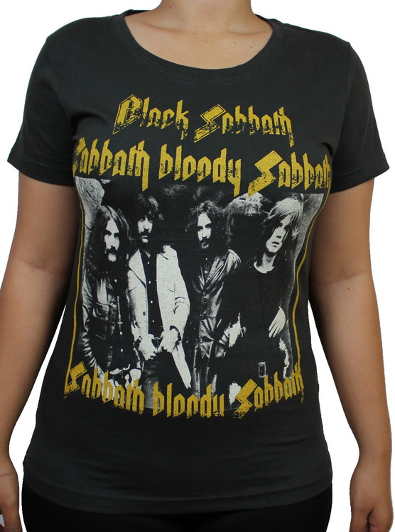 Black sabbath Sabbath bloody sabbath Girlie t-shirt