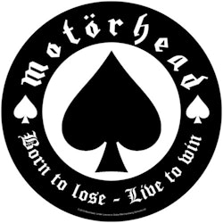 Motörhead Back Patch: Born To Lose