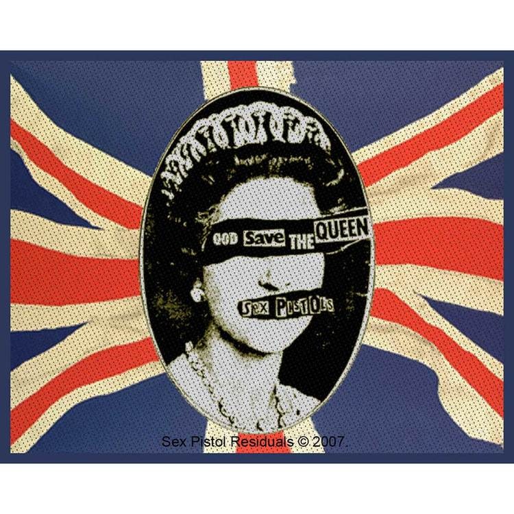 The Sex Pistols Standard Patch: God Save The Queen
