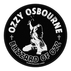 Ozzy Osbourne Standard Patch: Blizzard Of Ozz