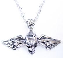 Halsband Skull/wings