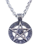 Halsband Pentagram celtic