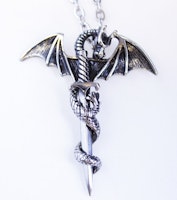 Halsband Dragon/sword