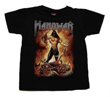 Manowar Fire and blood barn t-shirt