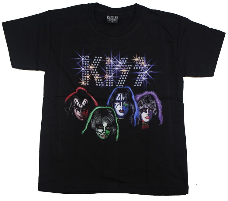 Kiss Bling logo Barn t-shirt
